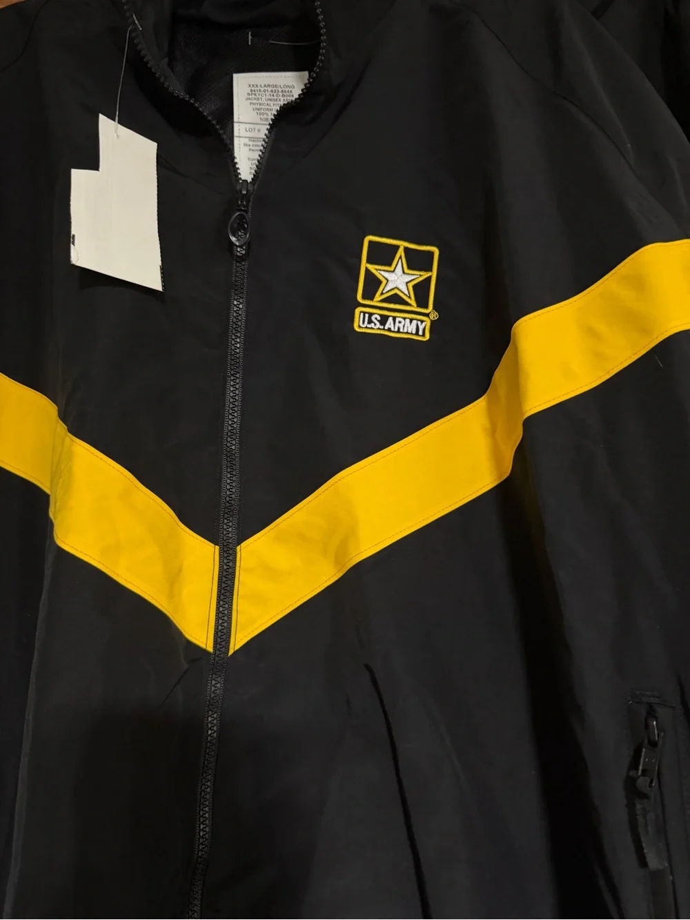 U.S. Army APFU 2 Piece Physical Fitness Uniform Wind Breaker Set 3XL Unisex NWT